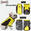 Heat Paw Warm Comfortable Large Dog Coat Reversible Pet Jacket